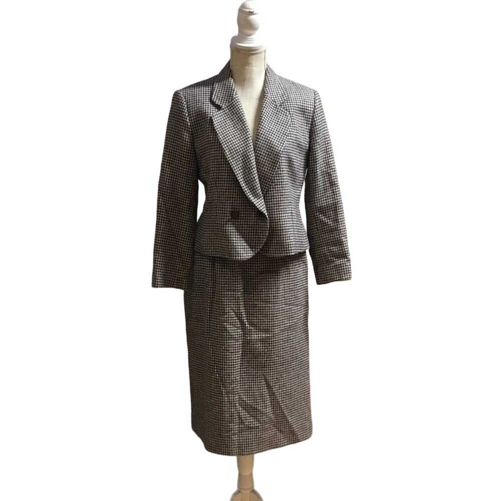 PENDLETON Virgin Wool Skirt Suit
